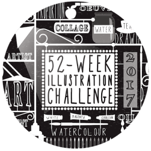 52-week-illustration-challenge-logo-2017-black